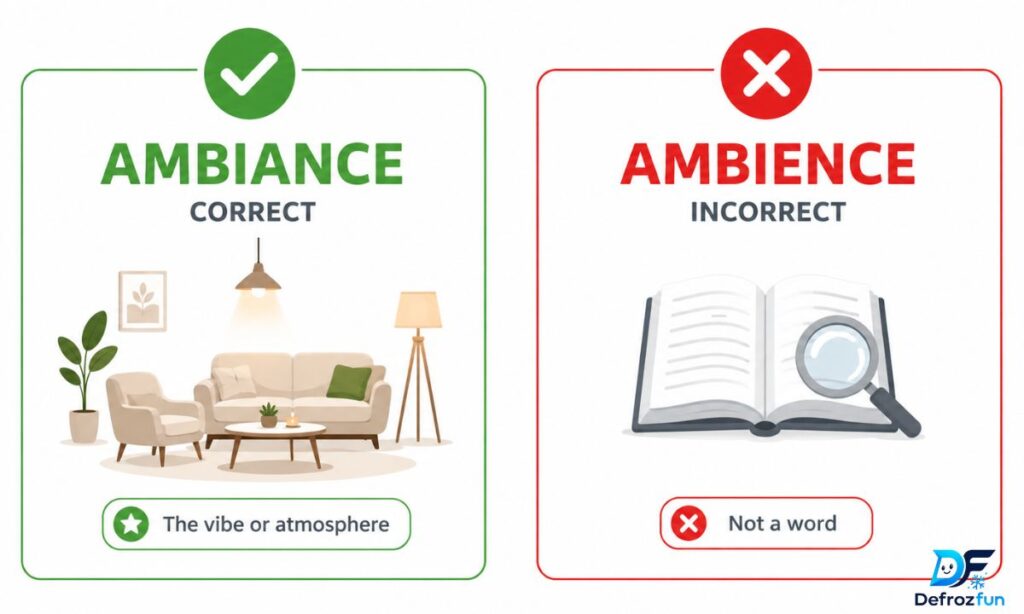 Ambience or Ambiance – Quick Answer