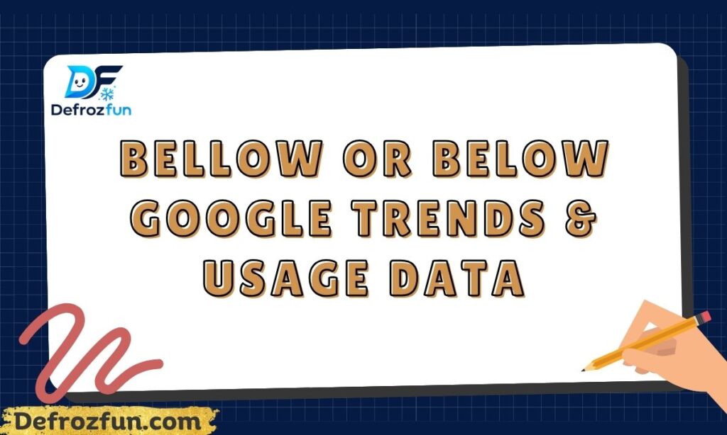 Bellow or Below Google Trends & Usage Data (1)