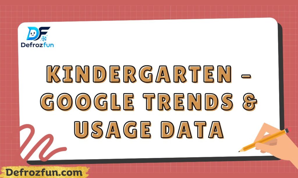 Kindergarten – Google Trends & Usage Data