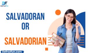 Salvadoran or Salvadorian