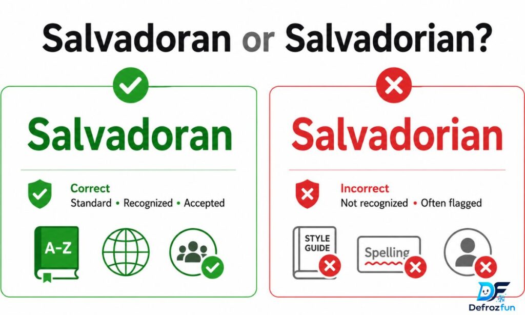 Salvadoran or Salvadorian – Quick Answer