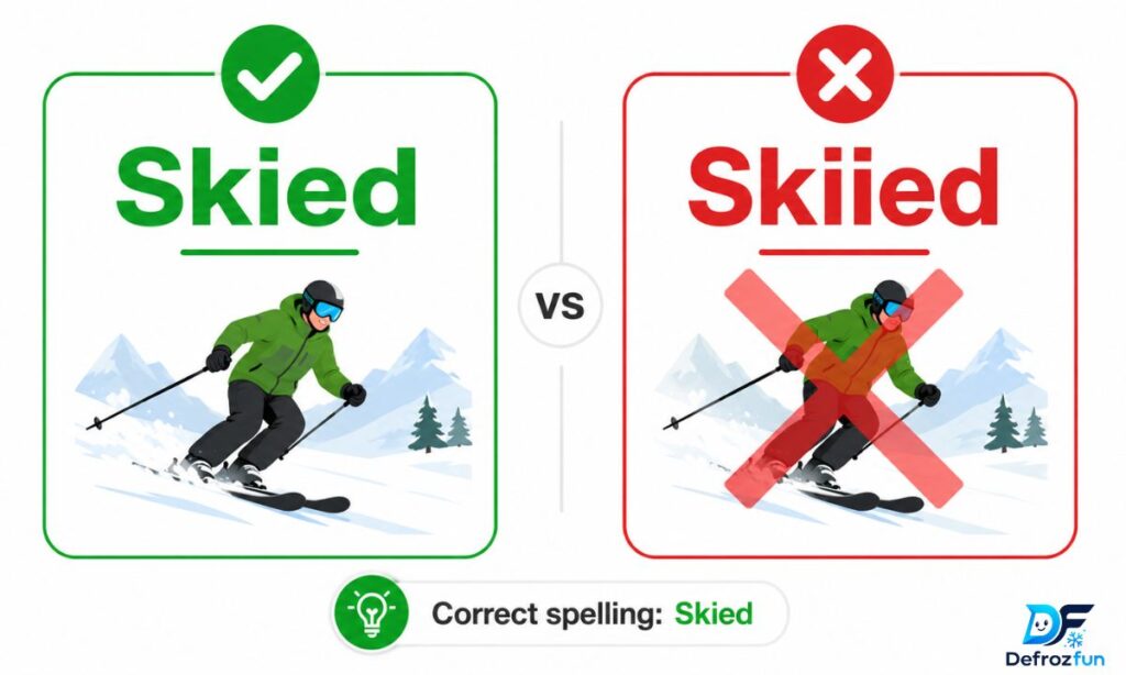 Skied or Skiied – Quick Answer