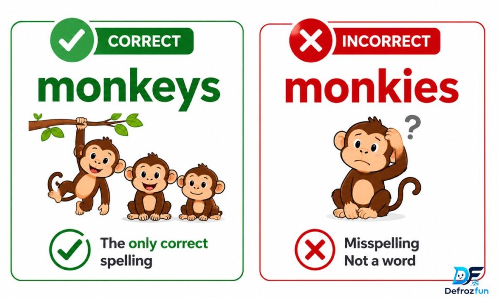 monkeys or monkies Quick Answer