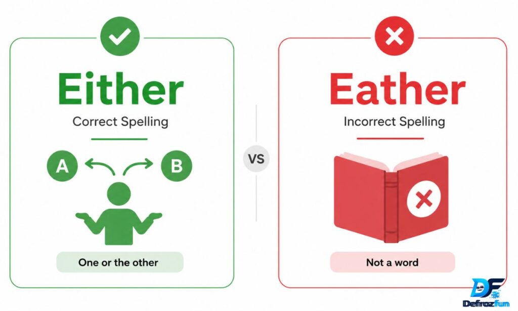 Either vs Eather Quick Answer