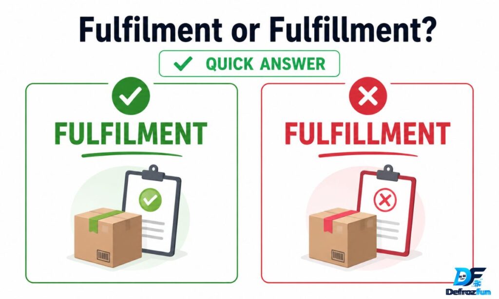 Fulfilment or Fulfillment – Quick Answer (1)