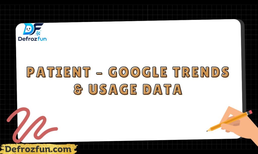 Patient – Google Trends & Usage Data