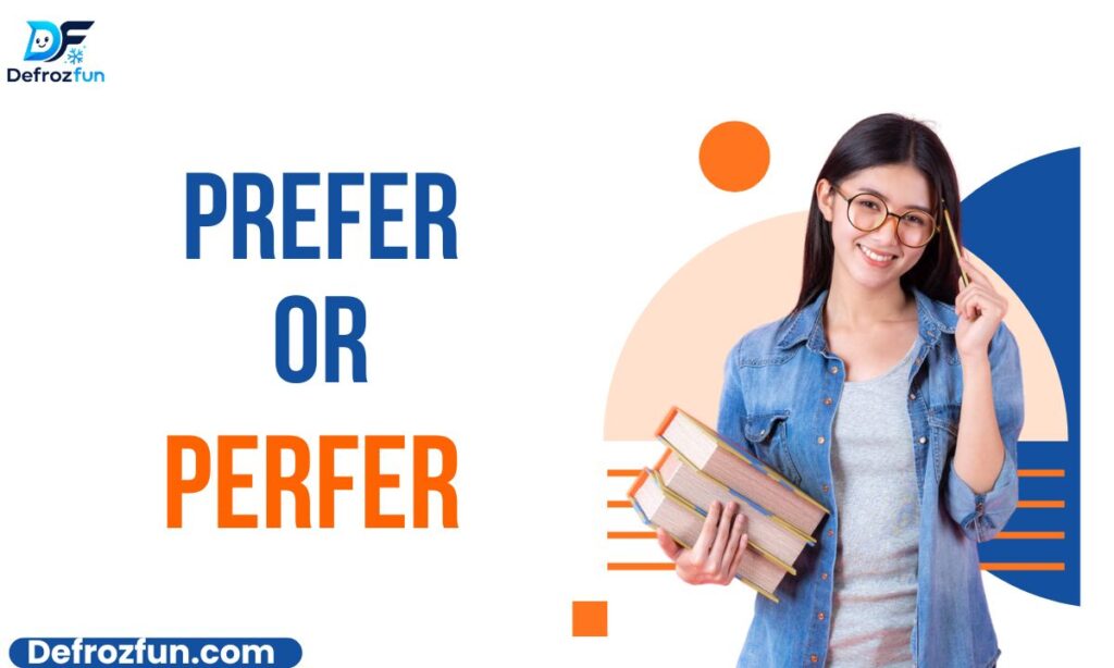 Prefer vs Perfer: Which Spelling Is Correct? Meaning, Usage & Examples (2026) If you have ever typed "perfer" and second-guessed yourself, you are not alone. This small spelling mix-up shows up more often than most people expect, even among experienced writers. The good news is the answer is simple, and once you know it, you will never get confused again. Prefer or Perfer – Quick Answer Prefer is the correct spelling. Perfer is not a real English word. It is a common typo that happens when writers swap the letters e and r by accident. Word Status Meaning Prefer Correct To like or choose one thing over another Perfer Incorrect Not a recognized English word Quick memory trick: Think of preference. That word starts with pre, just like prefer. If you remember the noun, you will always spell the verb right. The Origin of Prefer The word prefer comes from the Latin verb praeferre, which combines two parts: prae = before ferre = to carry or bear Together, praeferre means "to carry something before others" or "to place something first." This root meaning captures exactly how we use the word today: to put one option ahead of another in your mind. From Latin, the word moved into Old French as preferer, and eventually entered Middle English in its modern form. That Latin root prae is the reason the word starts with pre, not per. The spelling perfer has never existed at any stage of the word's history. British English vs American English Spelling Some spelling differences between British and American English cause real confusion, such as colour vs color or organise vs organize. But prefer is not one of them. Both British English and American English use exactly the same spelling: prefer. Variant Spelling Correct? American English prefer Yes British English prefer Yes Any English dialect perfer No There are no regional exceptions here. No matter where you are writing, whether for a US audience, a UK publication, or an international platform, prefer is always the right choice. Which Spelling Should You Use? Always use prefer. There is no situation in standard English, formal or informal, written or spoken, where perfer is acceptable. Use prefer when: Expressing a personal choice between two or more options Writing academic essays, emails, or professional documents Posting on social media or messaging apps Speaking in everyday conversation The verb prefer follows standard English conjugation rules: Subject Form Example I / You / We / They prefer I prefer tea. He / She / It prefers She prefers coffee. Past tense preferred He preferred the window seat. Present participle preferring I am preferring this option. Note: When adding -red or -ring, double the final r: preferred, preferring. Common Mistakes with Prefer Spelling is just one area where writers slip up with this word. Here are the most frequent errors and how to fix them: 1. Writing "perfer" instead of "prefer" This is a phonetic typo. The r and e get reversed when typing quickly. Wrong: I perfer working from home. Right: I prefer working from home. 2. Using "prefer than" instead of "prefer to" In standard grammar, prefer is followed by to, not than, when comparing two things. Wrong: I prefer coffee than tea. Right: I prefer coffee to tea. 3. Forgetting subject-verb agreement Wrong: She prefer early mornings. Right: She prefers early mornings. 4. Writing "prefered" or "prefering" with a single r The final consonant doubles before a vowel suffix. Wrong: She prefered the blue dress. Right: She preferred the blue dress. 5. Treating "perfer" as a British or alternative spelling It is not. Perfer has never been a valid spelling in any dialect or style guide. Prefer in Everyday Examples Seeing a word in context is one of the best ways to lock in the correct form. Here is how prefer appears across different types of writing: Casual / Everyday Speech I prefer staying in on weekends. Do you prefer cats or dogs? Most of my friends prefer streaming over cable. Professional / Formal Writing We prefer candidates who have hands-on project experience. The committee prefers a written proposal before the meeting. Many researchers prefer qualitative methods for this type of study. Comparing Two Options (prefer... to...) She prefers working early morning to late at night. He prefers the mountains to the beach. They prefer video calls to in-person meetings. With an Infinitive (prefer to + verb) I prefer to review the document before signing. She prefers to cook at home. They prefer to travel light. Prefer – Google Trends & Usage Data Search data gives a clear picture of how this word is used online. "Prefer" is consistently searched across the United States, United Kingdom, Canada, Australia, and India as a spelling and grammar reference. "Perfer" appears almost entirely as a search query from people trying to check if it is correct. It does not appear in published writing. Searches for "prefer vs perfer" tend to spike during exam seasons and periods of heavy academic or professional writing. Grammar tools and spell-checkers uniformly flag perfer as an error. No major dictionary, including Merriam-Webster, Oxford, or Cambridge, recognizes it as a valid word. This pattern confirms that perfer is a typo people make and immediately doubt, not an alternate spelling that has gained acceptance anywhere. Keyword Variations Comparison The base word prefer generates a family of related terms. All of them follow the correct pre spelling: Word Type Example prefer verb (base) I prefer this option. prefers verb (3rd person) He prefers tea. preferred verb (past) She preferred the original. preferring verb (present participle) I am preferring this path. preference noun My preference is clear. preferably adverb Come early, preferably before noon. preferable adjective This route is preferable. None of these forms use per at the start. The pre prefix is consistent across every variation. Conclusion The answer here is clear: prefer is the correct spelling, and perfer is simply a misspelling with no place in correct English. The confusion usually comes from fast typing or relying too much on how the word sounds when spoken quickly. A simple way to remember it: think of the word preference, which clearly starts with pre. Apply that same logic to the verb, and you will always land on prefer. Whether you are writing a professional email, a school assignment, or a social media post, always choose prefer. It is the only form recognized by every major dictionary, grammar guide, and style standard in the English language. Prefer vs Perfer: Which Spelling Is Correct? Meaning, Usage & Examples (2026) If you have ever typed "perfer" and second-guessed yourself, you are not alone. This small spelling mix-up shows up more often than most people expect, even among experienced writers. The good news is the answer is simple, and once you know it, you will never get confused again. Prefer or Perfer – Quick Answer Prefer is the correct spelling. Perfer is not a real English word. It is a common typo that happens when writers swap the letters e and r by accident. Word Status Meaning Prefer Correct To like or choose one thing over another Perfer Incorrect Not a recognized English word Quick memory trick: Think of preference. That word starts with pre, just like prefer. If you remember the noun, you will always spell the verb right. The Origin of Prefer The word prefer comes from the Latin verb praeferre, which combines two parts: prae = before ferre = to carry or bear Together, praeferre means "to carry something before others" or "to place something first." This root meaning captures exactly how we use the word today: to put one option ahead of another in your mind. From Latin, the word moved into Old French as preferer, and eventually entered Middle English in its modern form. That Latin root prae is the reason the word starts with pre, not per. The spelling perfer has never existed at any stage of the word's history. British English vs American English Spelling Some spelling differences between British and American English cause real confusion, such as colour vs color or organise vs organize. But prefer is not one of them. Both British English and American English use exactly the same spelling: prefer. Variant Spelling Correct? American English prefer Yes British English prefer Yes Any English dialect perfer No There are no regional exceptions here. No matter where you are writing, whether for a US audience, a UK publication, or an international platform, prefer is always the right choice. Which Spelling Should You Use? Always use prefer. There is no situation in standard English, formal or informal, written or spoken, where perfer is acceptable. Use prefer when: Expressing a personal choice between two or more options Writing academic essays, emails, or professional documents Posting on social media or messaging apps Speaking in everyday conversation The verb prefer follows standard English conjugation rules: Subject Form Example I / You / We / They prefer I prefer tea. He / She / It prefers She prefers coffee. Past tense preferred He preferred the window seat. Present participle preferring I am preferring this option. Note: When adding -red or -ring, double the final r: preferred, preferring. Common Mistakes with Prefer Spelling is just one area where writers slip up with this word. Here are the most frequent errors and how to fix them: 1. Writing "perfer" instead of "prefer" This is a phonetic typo. The r and e get reversed when typing quickly. Wrong: I perfer working from home. Right: I prefer working from home. 2. Using "prefer than" instead of "prefer to" In standard grammar, prefer is followed by to, not than, when comparing two things. Wrong: I prefer coffee than tea. Right: I prefer coffee to tea. 3. Forgetting subject-verb agreement Wrong: She prefer early mornings. Right: She prefers early mornings. 4. Writing "prefered" or "prefering" with a single r The final consonant doubles before a vowel suffix. Wrong: She prefered the blue dress. Right: She preferred the blue dress. 5. Treating "perfer" as a British or alternative spelling It is not. Perfer has never been a valid spelling in any dialect or style guide. Prefer in Everyday Examples Seeing a word in context is one of the best ways to lock in the correct form. Here is how prefer appears across different types of writing: Casual / Everyday Speech I prefer staying in on weekends. Do you prefer cats or dogs? Most of my friends prefer streaming over cable. Professional / Formal Writing We prefer candidates who have hands-on project experience. The committee prefers a written proposal before the meeting. Many researchers prefer qualitative methods for this type of study. Comparing Two Options (prefer... to...) She prefers working early morning to late at night. He prefers the mountains to the beach. They prefer video calls to in-person meetings. With an Infinitive (prefer to + verb) I prefer to review the document before signing. She prefers to cook at home. They prefer to travel light. Prefer – Google Trends & Usage Data Search data gives a clear picture of how this word is used online. "Prefer" is consistently searched across the United States, United Kingdom, Canada, Australia, and India as a spelling and grammar reference. "Perfer" appears almost entirely as a search query from people trying to check if it is correct. It does not appear in published writing. Searches for "prefer vs perfer" tend to spike during exam seasons and periods of heavy academic or professional writing. Grammar tools and spell-checkers uniformly flag perfer as an error. No major dictionary, including Merriam-Webster, Oxford, or Cambridge, recognizes it as a valid word. This pattern confirms that perfer is a typo people make and immediately doubt, not an alternate spelling that has gained acceptance anywhere. Keyword Variations Comparison The base word prefer generates a family of related terms. All of them follow the correct pre spelling: Word Type Example prefer verb (base) I prefer this option. prefers verb (3rd person) He prefers tea. preferred verb (past) She preferred the original. preferring verb (present participle) I am preferring this path. preference noun My preference is clear. preferably adverb Come early, preferably before noon. preferable adjective This route is preferable. None of these forms use per at the start. The pre prefix is consistent across every variation. Conclusion The answer here is clear: prefer is the correct spelling, and perfer is simply a misspelling with no place in correct English. The confusion usually comes from fast typing or relying too much on how the word sounds when spoken quickly. A simple way to remember it: think of the word preference, which clearly starts with pre. Apply that same logic to the verb, and you will always land on prefer. Whether you are writing a professional email, a school assignment, or a social media post, always choose prefer. It is the only form recognized by every major dictionary, grammar guide, and style standard in the English language.