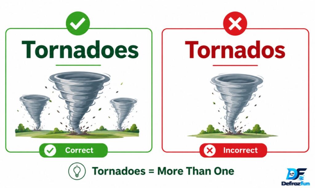 Tornados or Tornadoes – Quick Answer