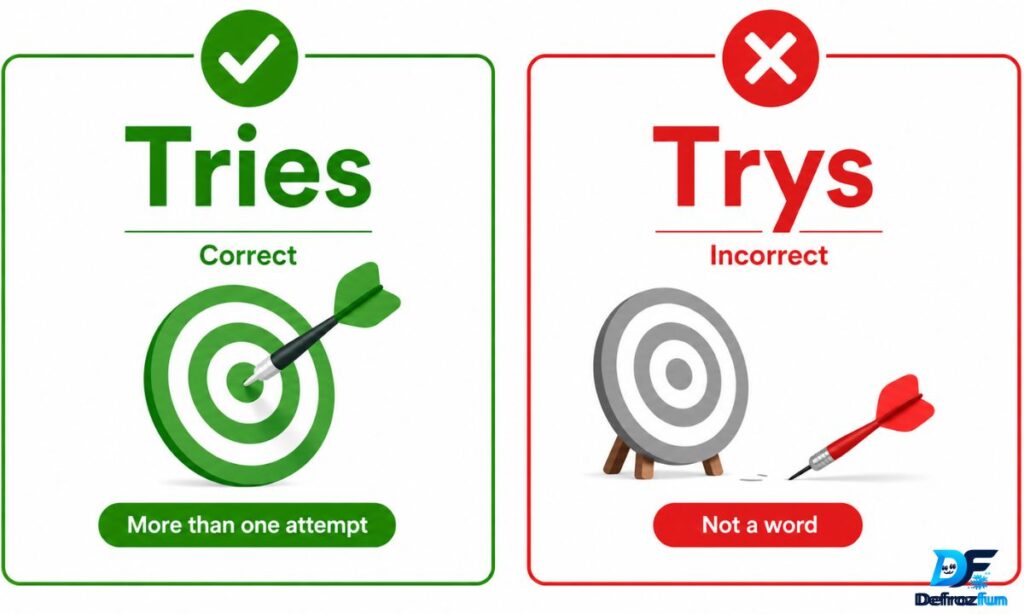 Trys vs Tries