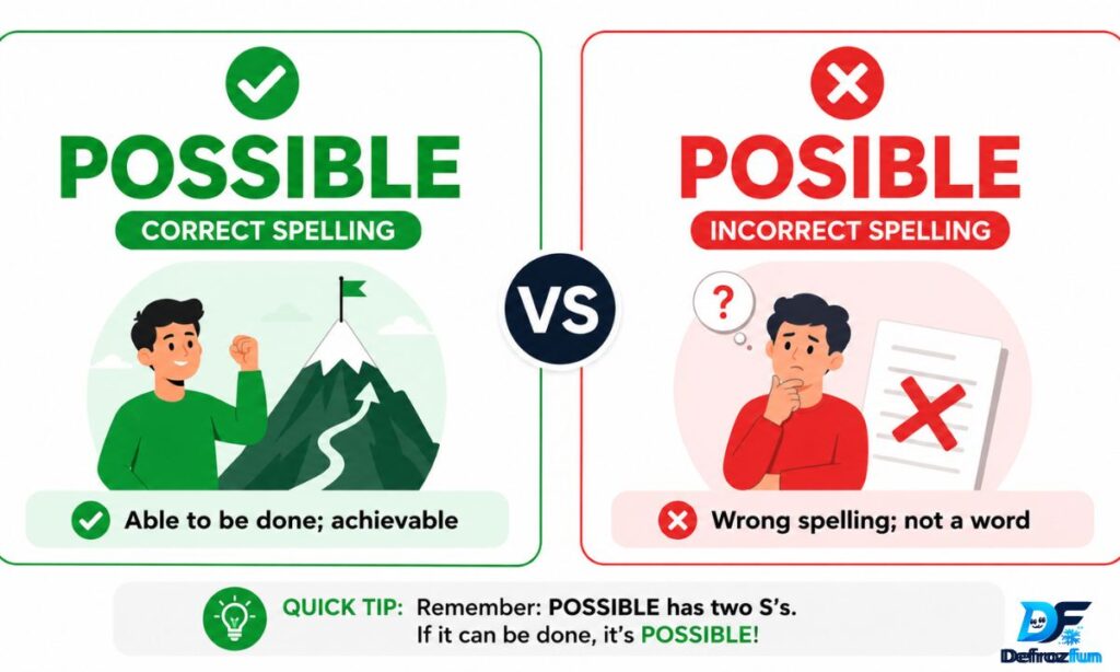Posible vs. Possible